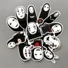 Spirited Away No Face Kaonashi Waterproof Stickers -Ghibli Shop 12 Pcs set New Anime Spirited Away No Face Man Stickers for Skateboard Laptop Luggage Fridge
