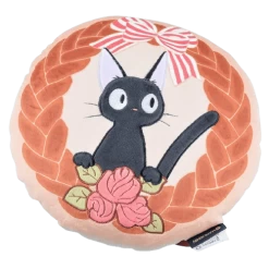 Kiki’s Delivery Service Jiji Embroidered Soft Cushion 35cm