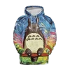 Totoro And The Starry Night 3D Hoodie 1 Totoro And The Starry Night 3D Hoodie -Ghibli Shop 3D 499 HF