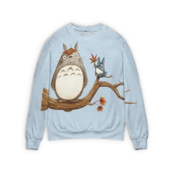Totoro On The Autumn Tree 3D Sweater