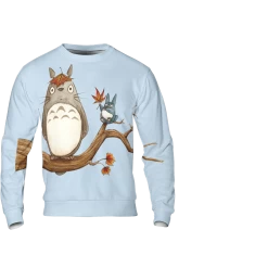 Totoro On The Autumn Tree 3D Sweatshirt
