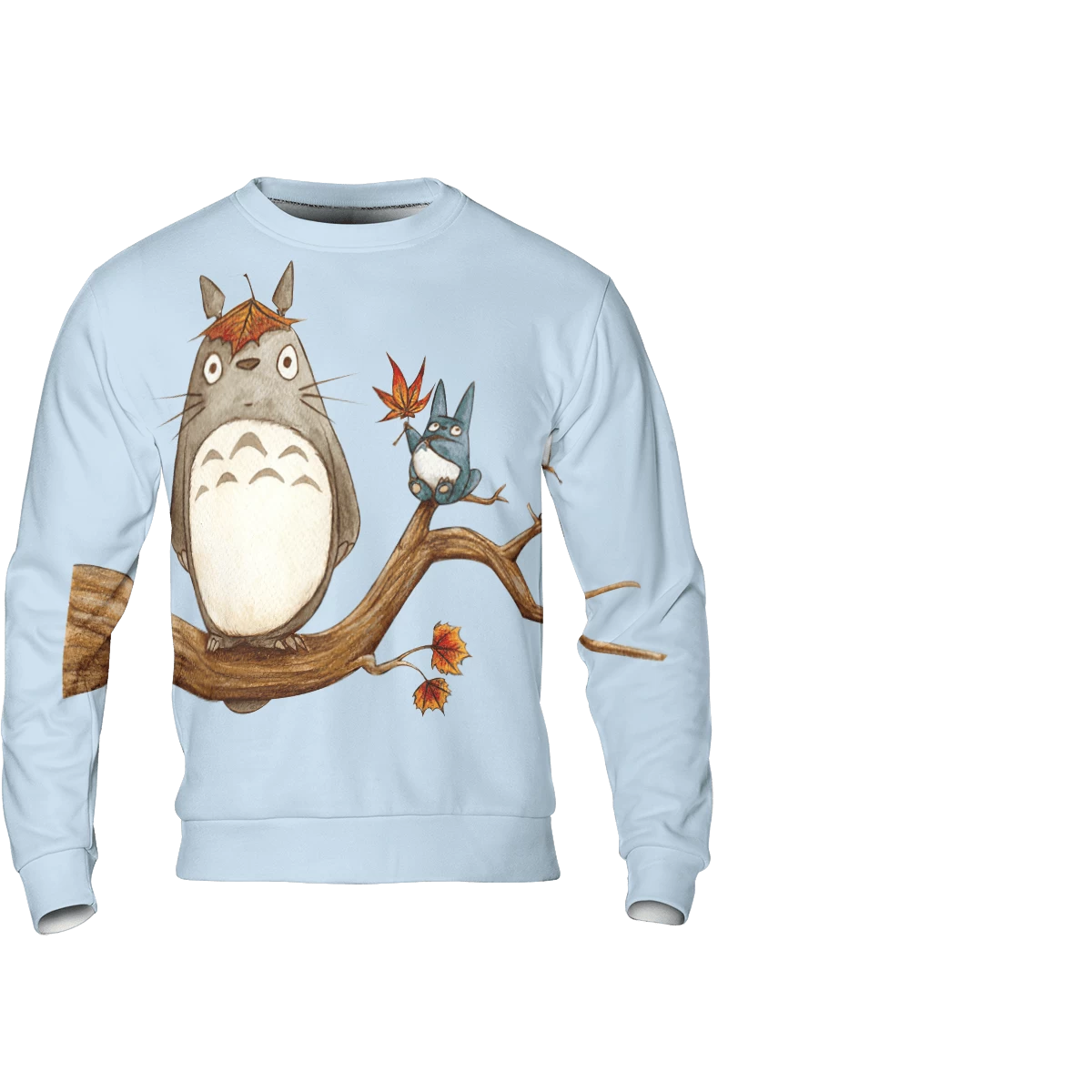 Totoro On The Autumn Tree 3D Sweatshirt 3 Totoro On The Autumn Tree 3D Sweatshirt