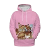Ghibli Characters On Cat Bus 3D Hoodie -Ghibli Shop 3D 501 HF