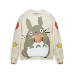 Totoro And The Chestnut 3D Sweater