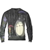 Totoro And The Sisters At The Bus Stop 3D Sweatshirt