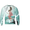 Spirited Away Sen And Haku In Water 3D Sweatshirt -Ghibli Shop 3D 506 SSF