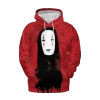 Spirited Away No Face Kaonashi 3D Hoodie -Ghibli Shop 3D 507 HF