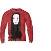 Spirited Away No Face Kaonashi 3D SweatShirt 2 Spirited Away No Face Kaonashi 3D SweatShirt -Ghibli Shop 3D 507 SSF