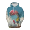 Ponyo And Sosuke Reunion 3D Hoodie 1 Ponyo And Sosuke Reunion 3D Hoodie -Ghibli Shop 3D 510 HF