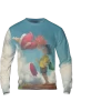 Ponyo And Sosuke Reunion 3D Sweatshirt -Ghibli Shop 3D 510 SSF