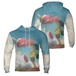 Ponyo And Sosuke Reunion 3D Hoodie -Ghibli Shop 3D 510 mk