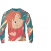 Ponyo Freedom 3D Sweatshirt 1 Ponyo Freedom 3D Sweatshirt -Ghibli Shop 3D 511 SSF