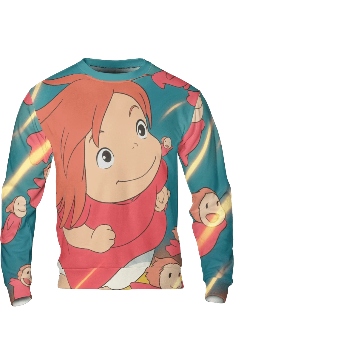 Ponyo Freedom 3D Sweatshirt 3 Ponyo Freedom 3D Sweatshirt