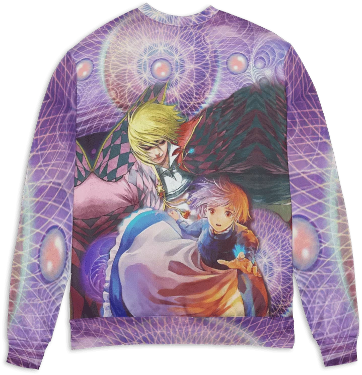 Howl’s Moving Castle – Howl And Sophie 3D Sweater 4 Howl’s Moving Castle – Howl And Sophie 3D Sweater - Image 2