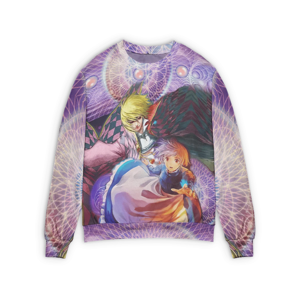 Howl’s Moving Castle – Howl And Sophie 3D Sweater 3 Howl’s Moving Castle – Howl And Sophie 3D Sweater