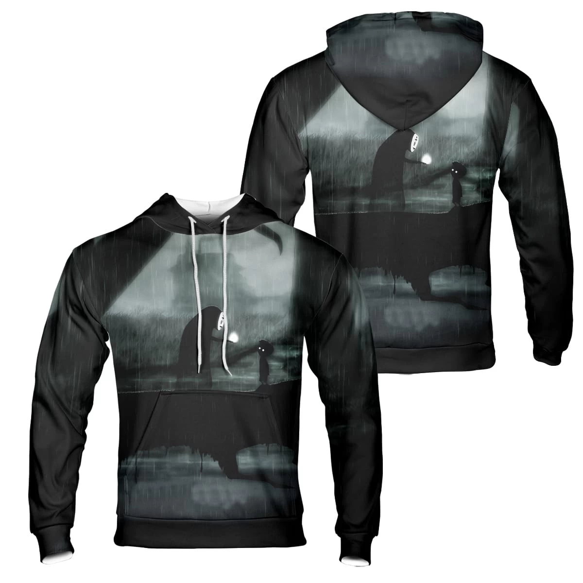 No Face And Limbo 3D Hoodie 4 No Face And Limbo 3D Hoodie - Image 2
