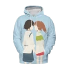 Spirited Away Chihiro And Haku 3D Hoodie -Ghibli Shop 3D 528 HF