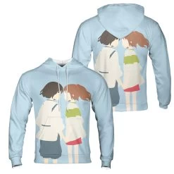 Spirited Away Chihiro And Haku 3D Hoodie 5 Spirited Away Chihiro And Haku 3D Hoodie -Ghibli Shop 3D 528 mk