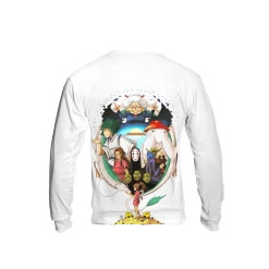 Spirited Away Combination Characters 3D Sweatshirt 5 Spirited Away Combination Characters 3D Sweatshirt -Ghibli Shop 3D 535 SSB