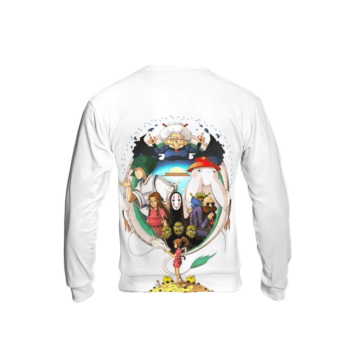 Spirited Away Combination Characters 3D Sweatshirt 4 Spirited Away Combination Characters 3D Sweatshirt - Image 2
