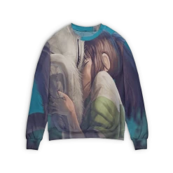 Spirited Away Chihiro And Haku Dragon 3D Sweater