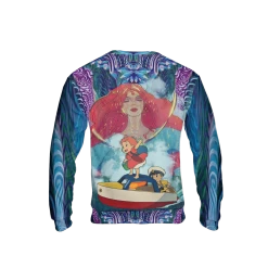 Ponyo Mother Of The Sea 3D Sweatshirt -Ghibli Shop 3D 540 SSB