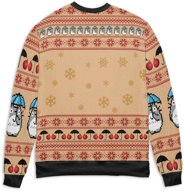 My Neighbor Totoro Ugly Christmas Sweater Style 2 4 My Neighbor Totoro Ugly Christmas Sweater Style 2 - Image 2