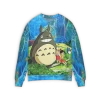 Totoro And The Girls In Jungle 3D Sweater -Ghibli Shop 3D 544 F
