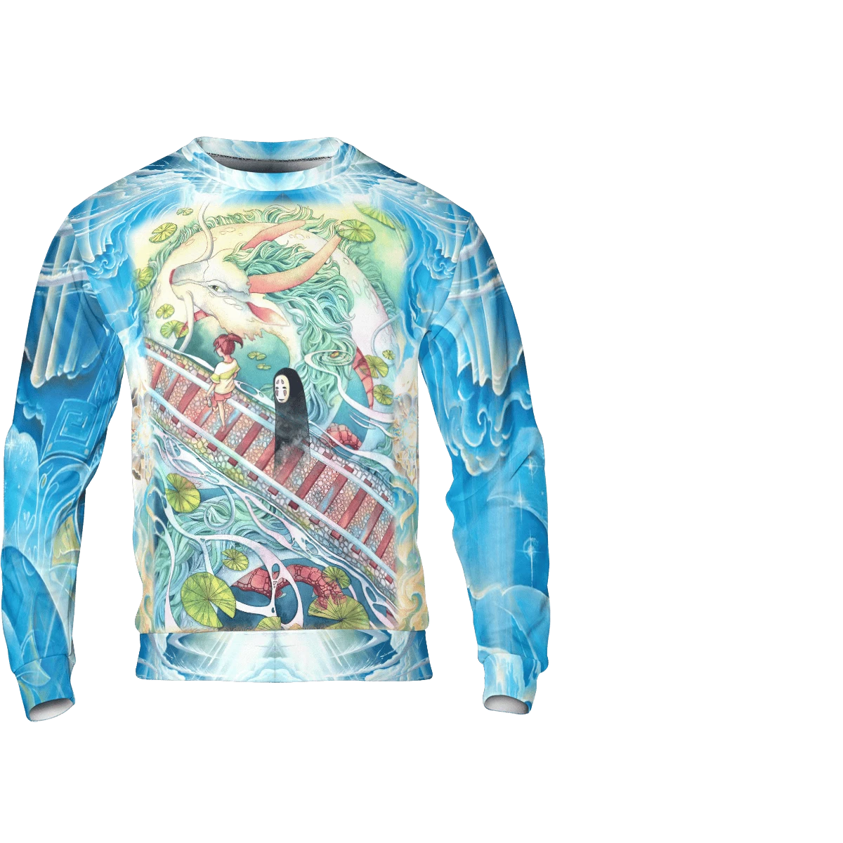 Spirited Away – Follow The Railway 3D Sweatshirt 3 Spirited Away – Follow The Railway 3D Sweatshirt
