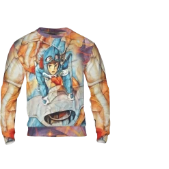 Nausicaa And The Valley Of The Wind Canvas 3D Sweatshirt