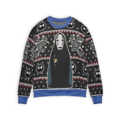 Kaonashi No Face Ugly Christmas Sweater