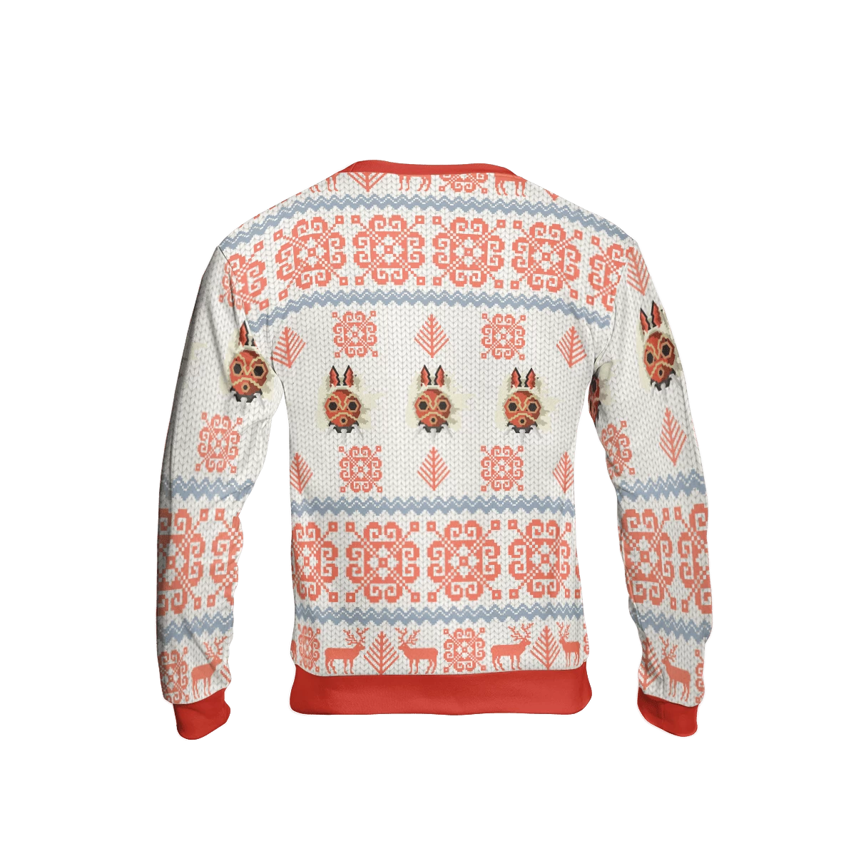 Ghibli Characters Riding Haku Dragon Christmas 3D Sweatshirt 4 Ghibli Characters Riding Haku Dragon Christmas 3D Sweatshirt - Image 2