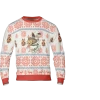 Ghibli Characters Riding Haku Dragon Christmas 3D Sweatshirt