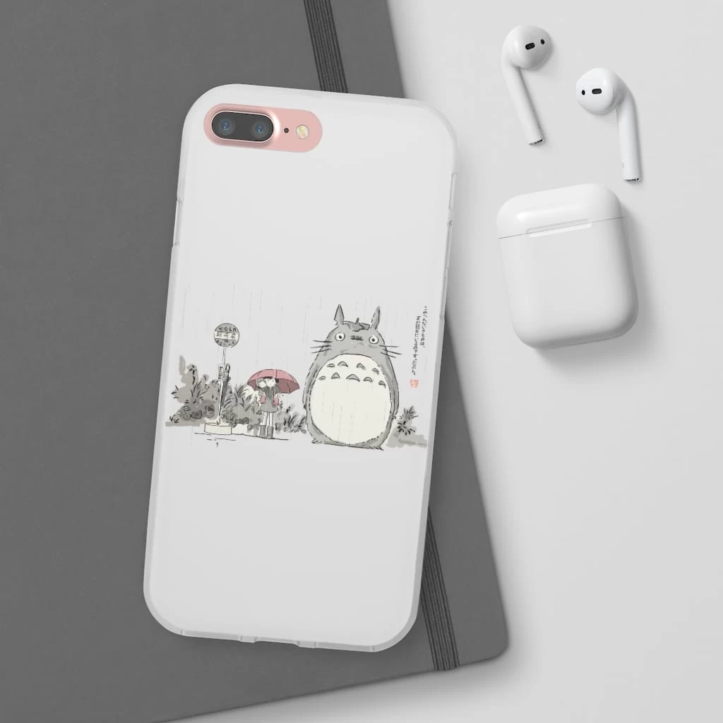 Totoro At The Bus Stop IPhone Cases 5 Totoro At The Bus Stop IPhone Cases - Image 3