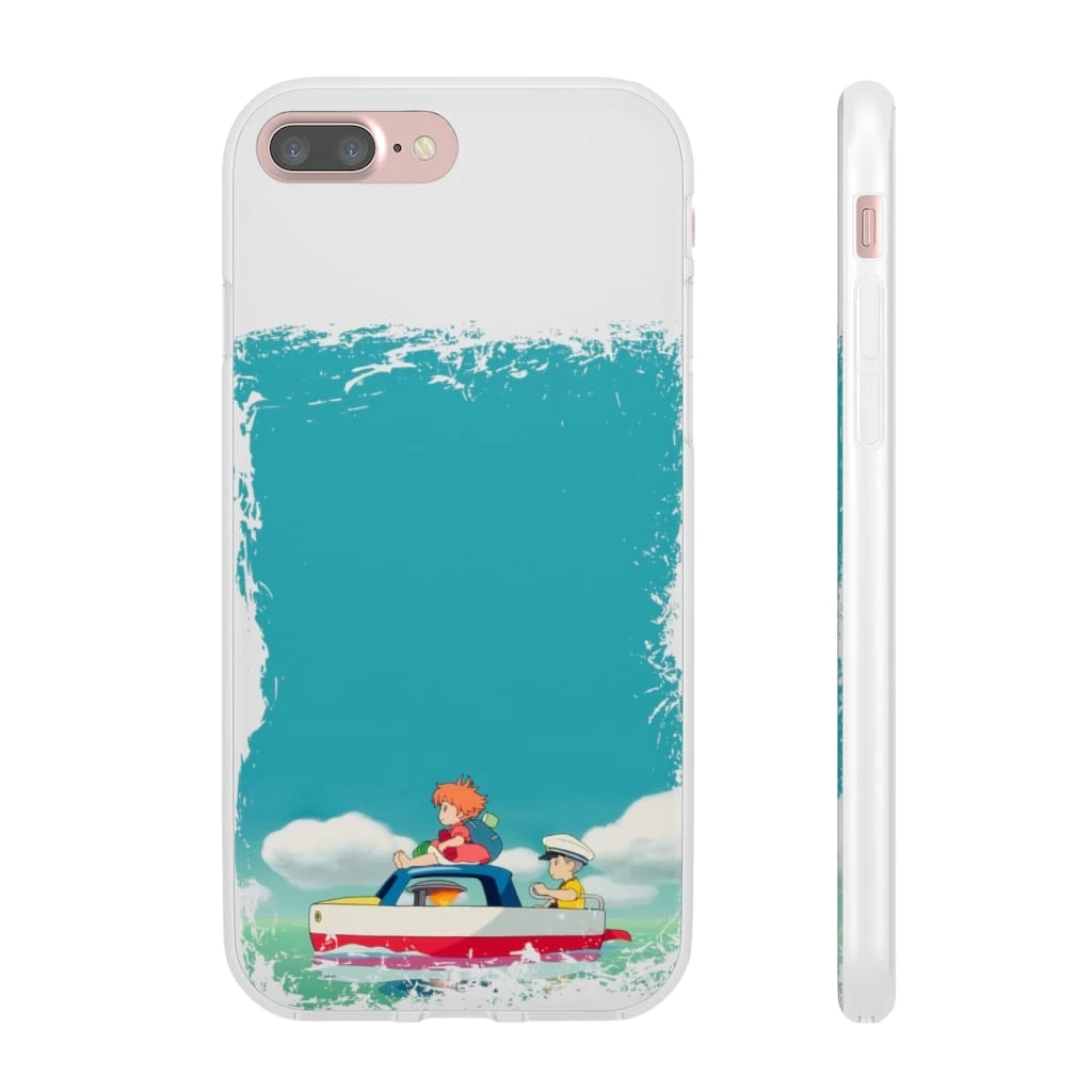 Ponyo And Sosuke On Boat IPhone Cases 3 Ponyo And Sosuke On Boat IPhone Cases