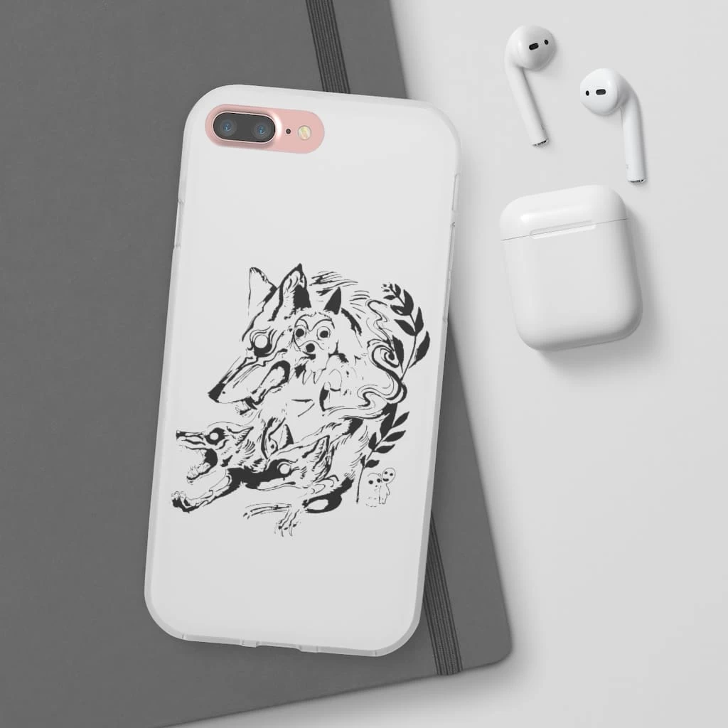 Princess Mononoke And The Wolf Creative Art IPhone Cases 5 Princess Mononoke And The Wolf Creative Art IPhone Cases - Image 3