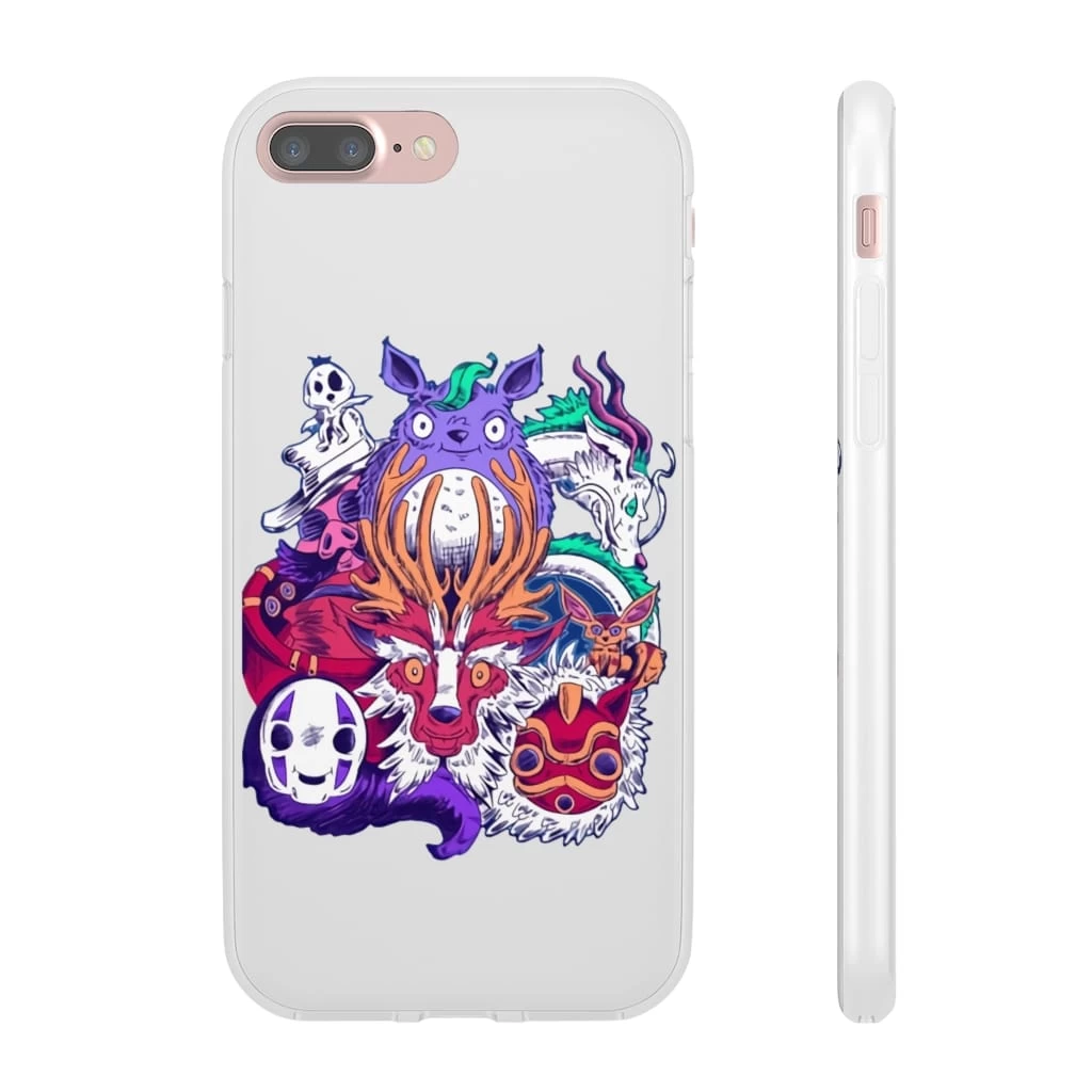 Ghibli Characters Creepy Style IPhone Cases 3 Ghibli Characters Creepy Style IPhone Cases