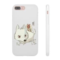Princess Mononoke And The Wolf Cute Chibi Version IPhone Cases