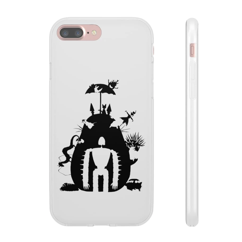Studio Ghibli Black & White Art Compilation IPhone Cases 3 Studio Ghibli Black & White Art Compilation IPhone Cases
