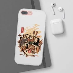 Totoro And No Face Ramen Bath IPhone Cases -Ghibli Shop 45053 38 1