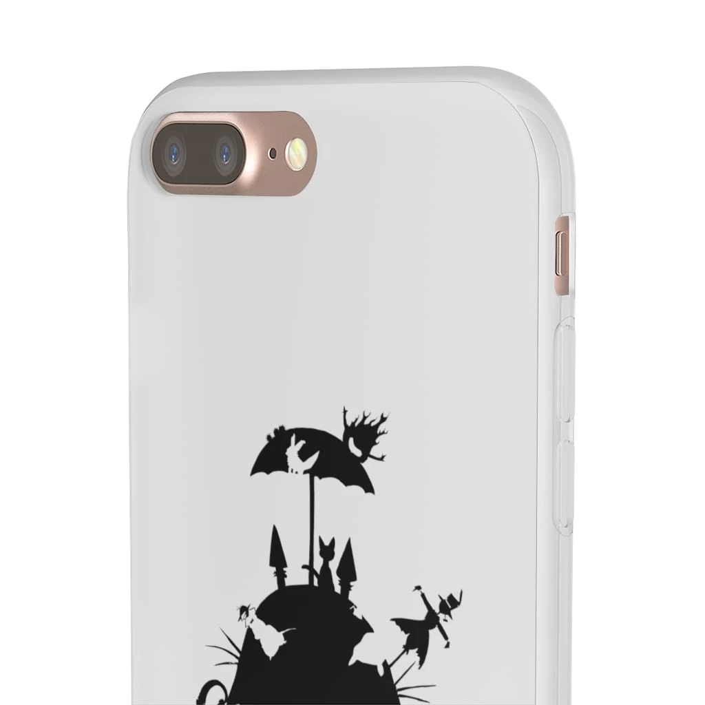 Studio Ghibli Black & White Art Compilation IPhone Cases 4 Studio Ghibli Black & White Art Compilation IPhone Cases - Image 2