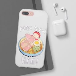 Ponyo Loves Ham IPhone Cases -Ghibli Shop 45053 50