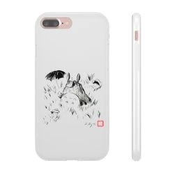 Totoro And The Girls Ink Painting IPhone Cases