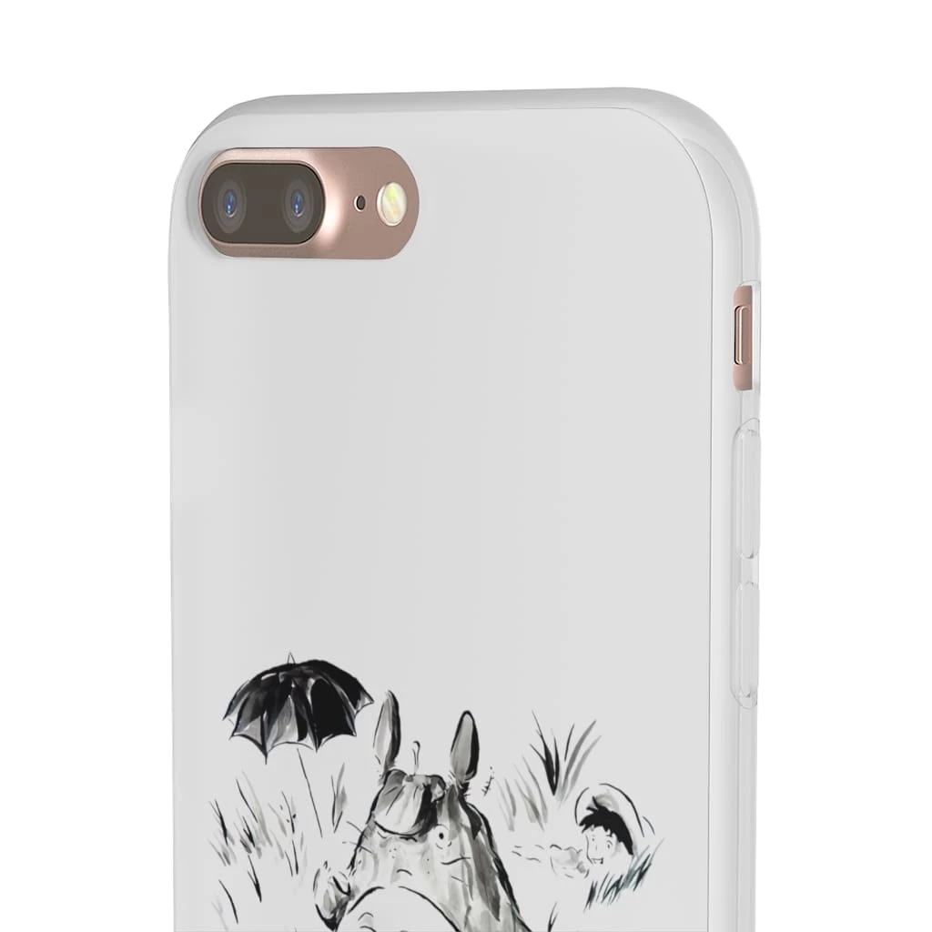 Totoro And The Girls Ink Painting IPhone Cases 4 Totoro And The Girls Ink Painting IPhone Cases - Image 2
