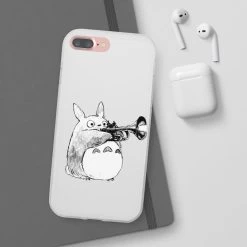 Totoro And The Trumpet IPhone Cases -Ghibli Shop 45053 53 1