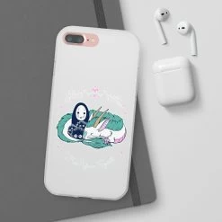 Spirited Away – No Face And Haku Dragon IPhone Cases -Ghibli Shop 45053 53