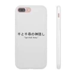 Spirited Away Japanese Letters Print Harajuku IPhone Cases