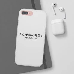 Spirited Away Japanese Letters Print Harajuku IPhone Cases -Ghibli Shop 45053 56 2
