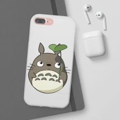 Totoro And The Leaf Umbrella IPhone Cases -Ghibli Shop 45053 59