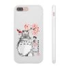 Totoro And The Girls By Sakura Flower IPhone Cases -Ghibli Shop 45053 60